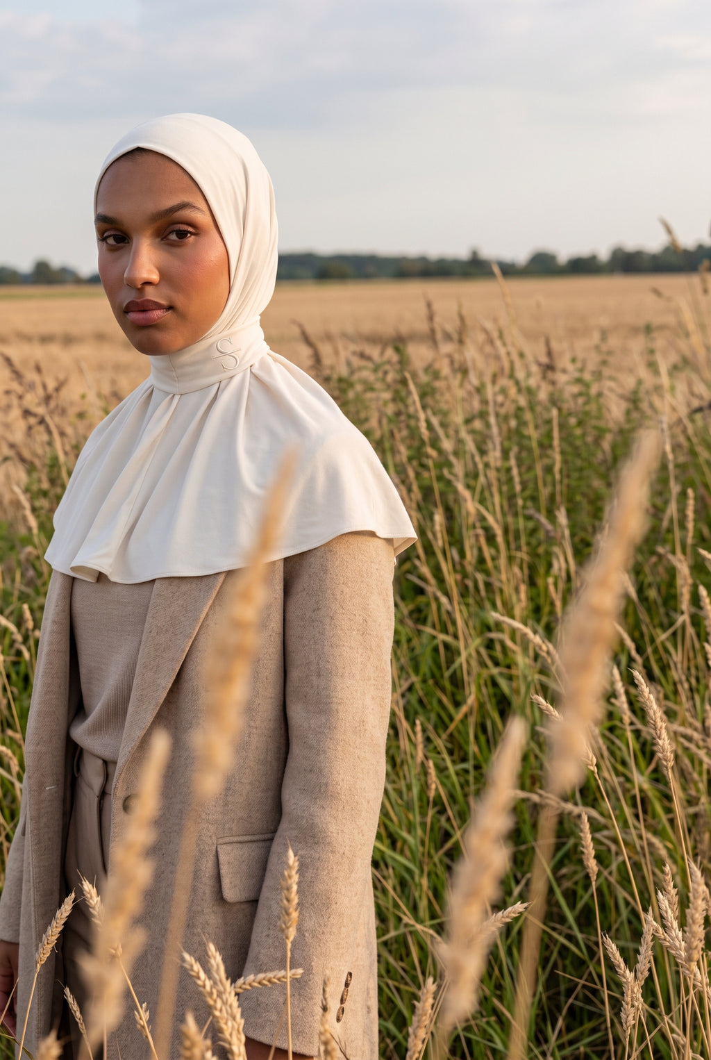 Hijab Sienna - Blanc