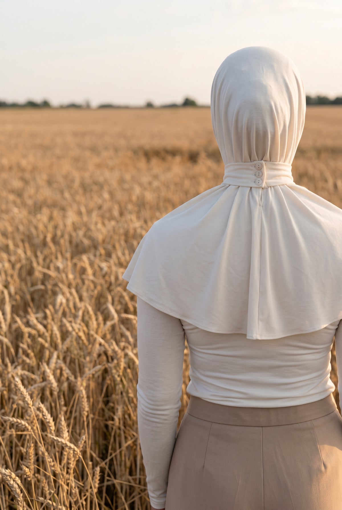 Hijab Sienna - Blanc