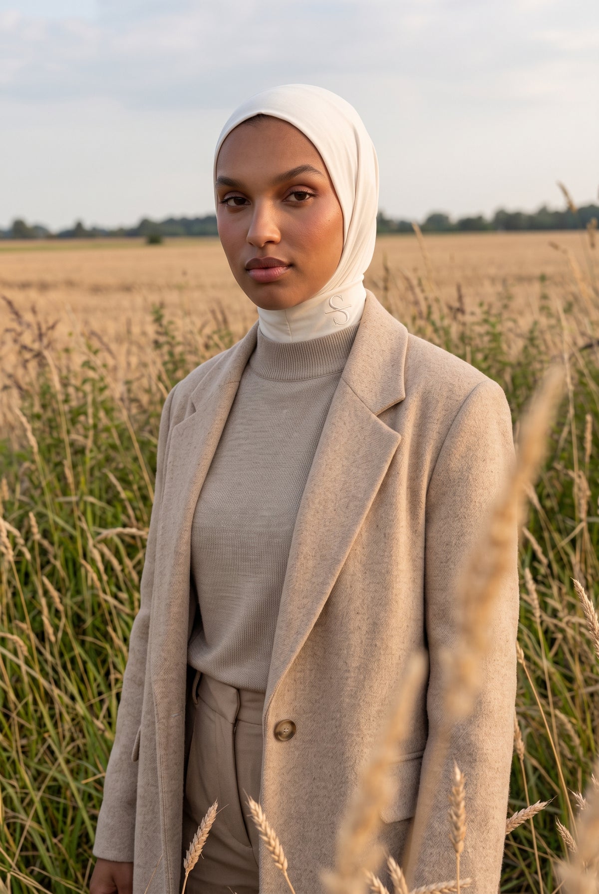 Hijab Sienna - Blanc